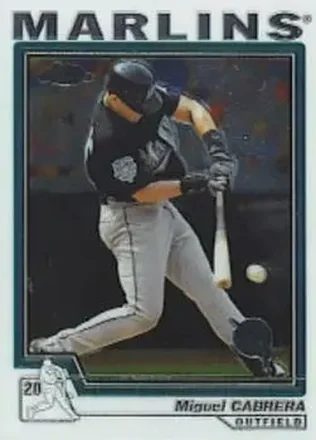 2004 Topps Chrome #318 - Miguel Cabrera - Florida Marlins