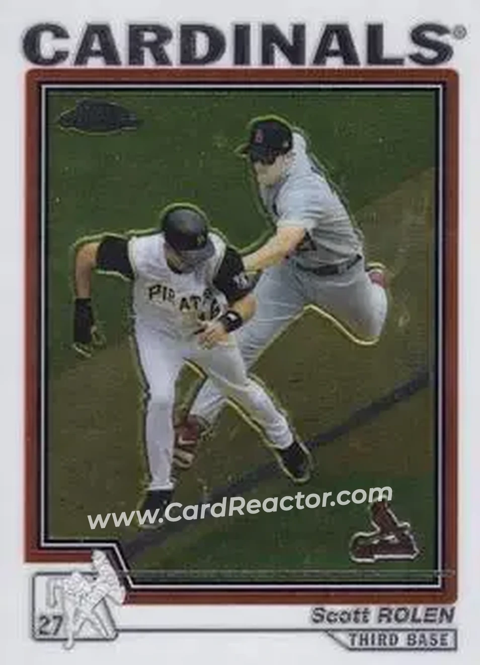 2004 Topps Chrome #325 - Scott Rolen - St. Louis Cardinals - Front