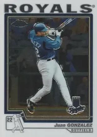 2004 Topps Chrome #342 - Juan Gonzalez - Kansas City Royals