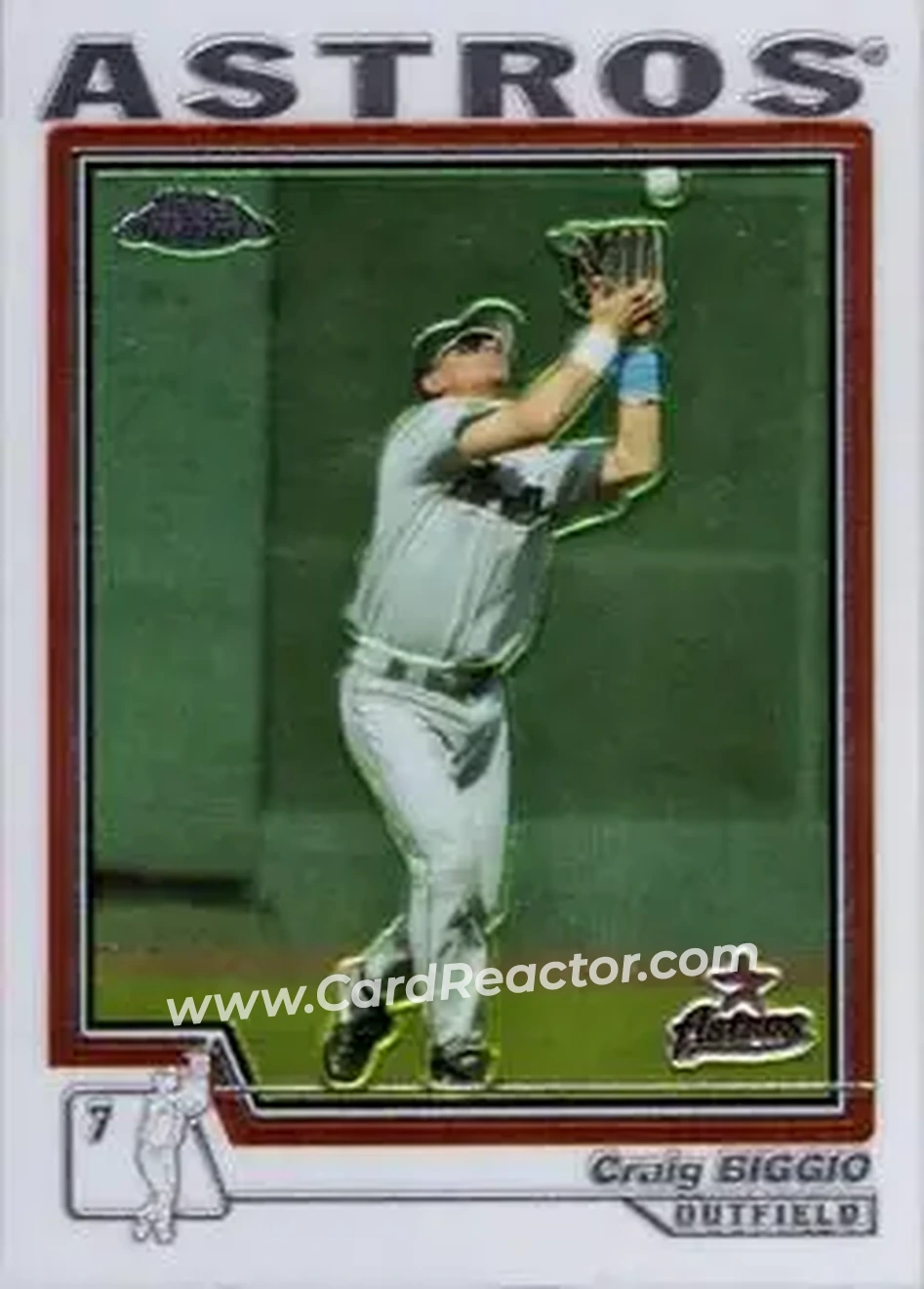 2004 Topps Chrome #365 - Craig Biggio - Houston Astros - Front