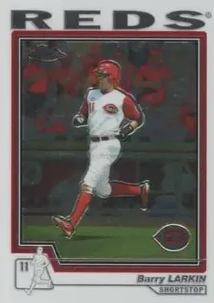 2004 Topps Chrome #366 - Barry Larkin - Cincinnati Reds