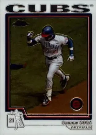 2004 Topps Chrome #368 - Sammy Sosa - Chicago Cubs