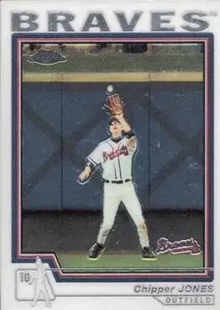 2004 Topps Chrome #390 - Chipper Jones - Atlanta Braves