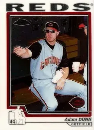 2004 Topps Chrome #170 - Adam Dunn - Cincinnati Reds