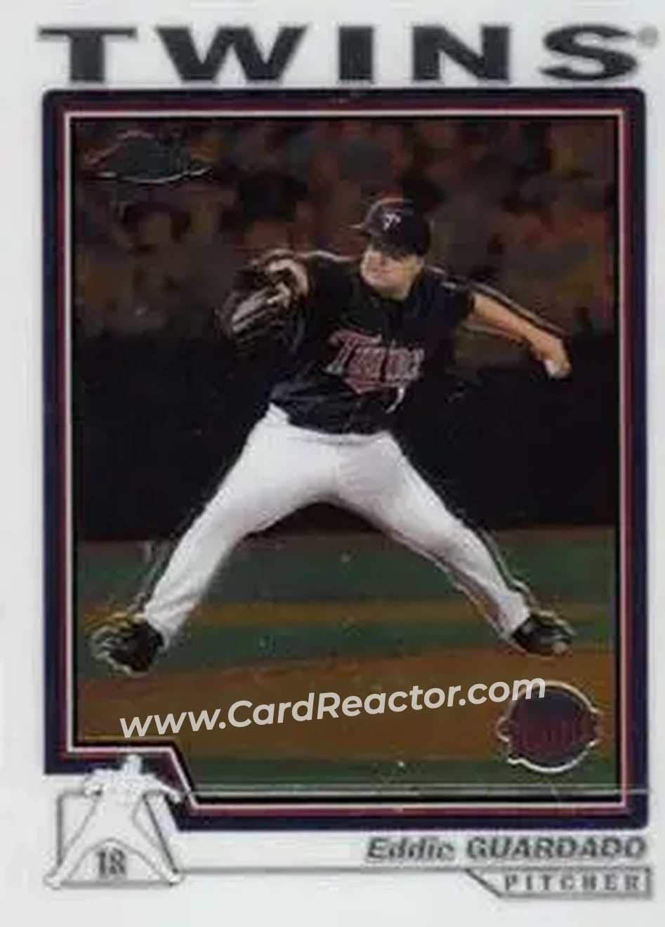 2004 Topps Chrome #177 - Eddie Guardado - Minnesota Twins - Front