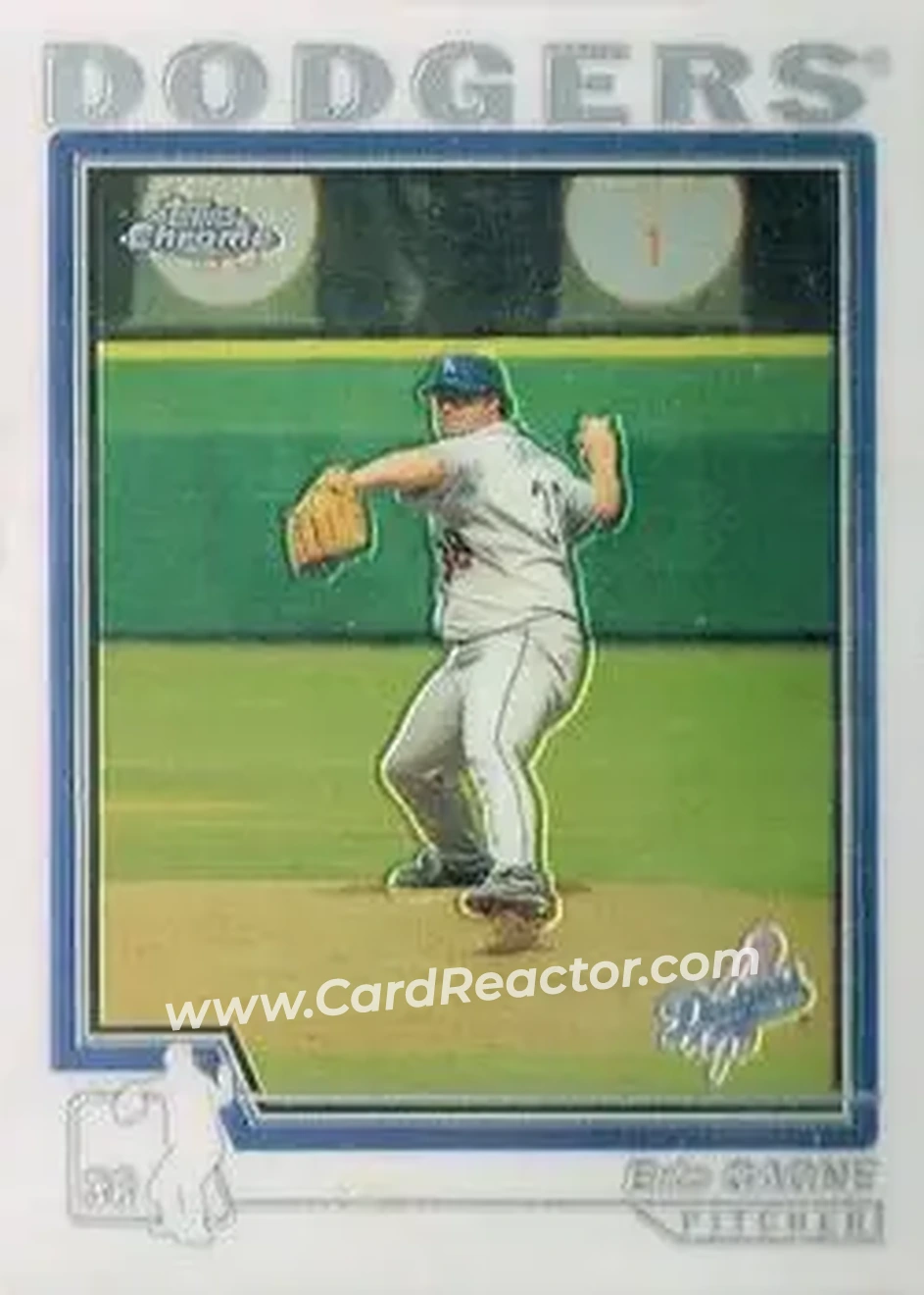 2004 Topps Chrome #179 - Eric Gagne - Los Angeles Dodgers - Front