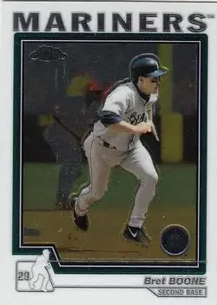 2004 Topps Chrome #185 - Bret Boone - Seattle Mariners