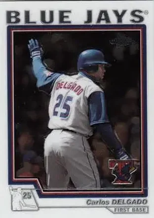 2004 Topps Chrome #190 - Carlos Delgado - Toronto Blue Jays