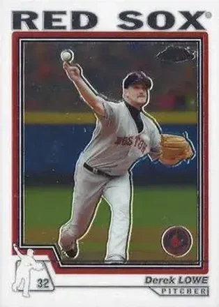 2004 Topps Chrome #194 - Derek Lowe - Boston Red Sox