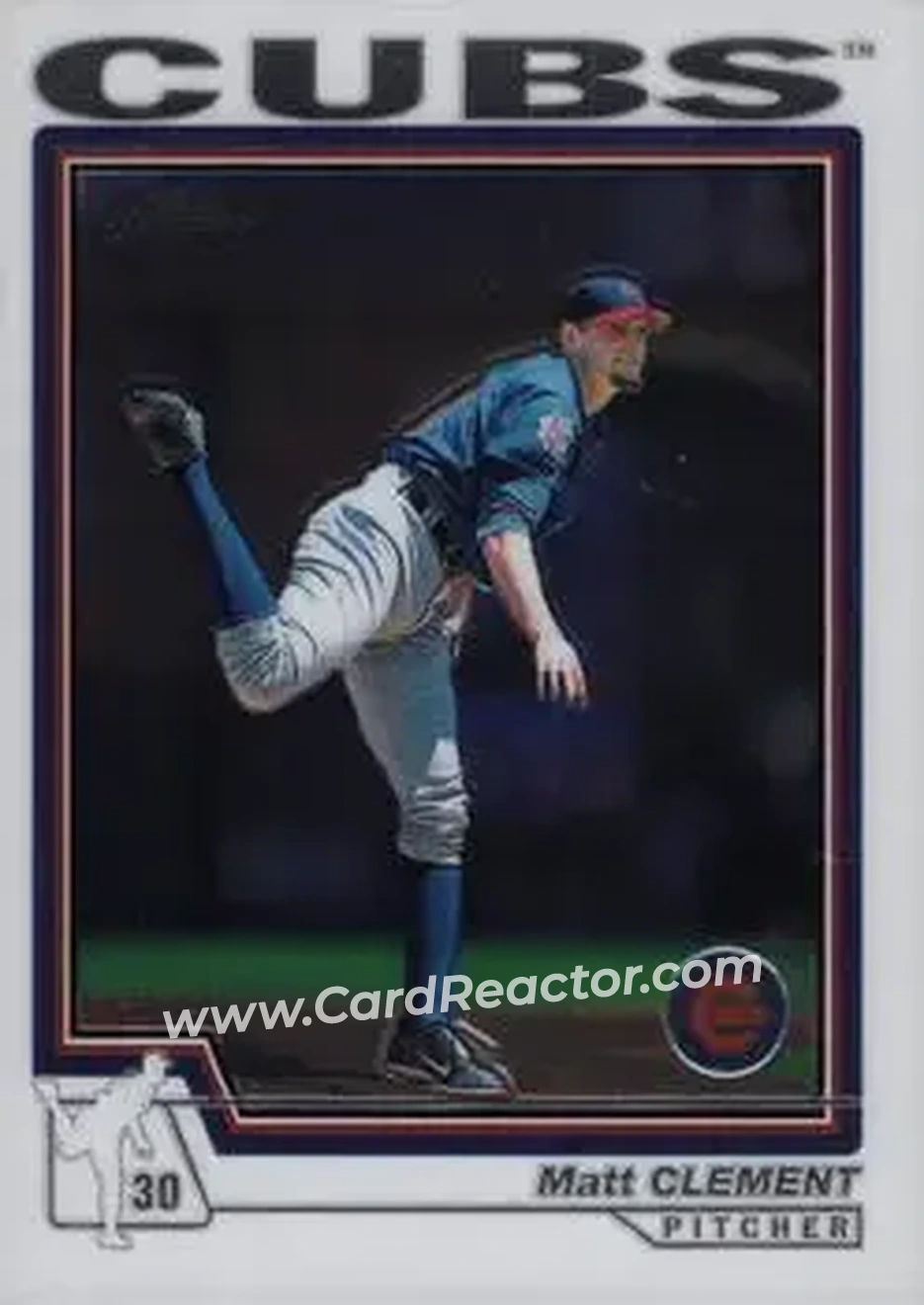 2004 Topps Chrome #197 - Matt Clement - Chicago Cubs - Front