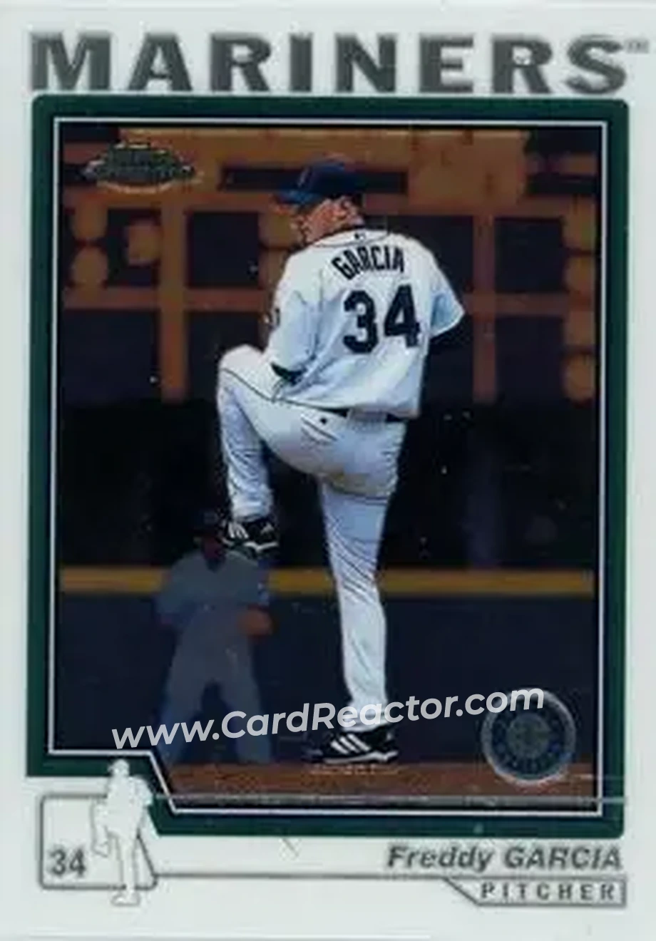 2004 Topps Chrome #206 - Freddy Garcia - Seattle Mariners - Front