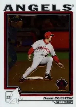 2004 Topps Chrome #210 - David Eckstein - Anaheim Angels