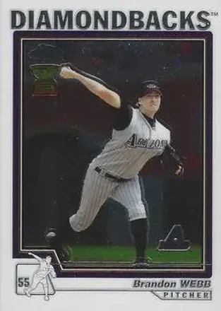 2004 Topps Chrome #261 - Brandon Webb - Arizona Diamondbacks