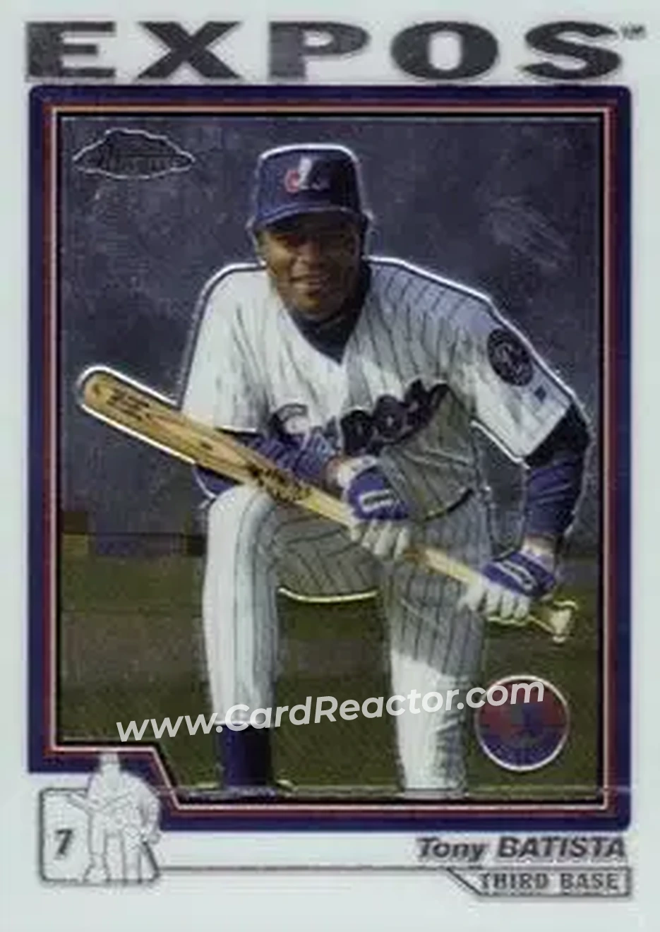 2004 Topps Chrome #264 - Tony Batista - Montreal Expos - Front