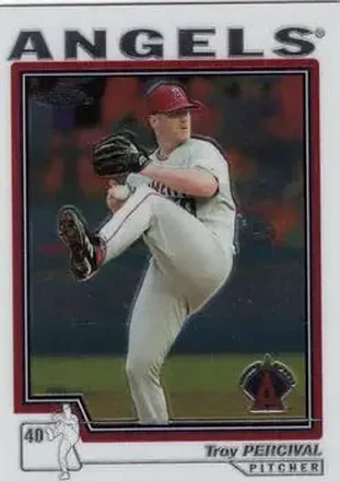 2004 Topps Chrome #284 - Troy Percival - Anaheim Angels
