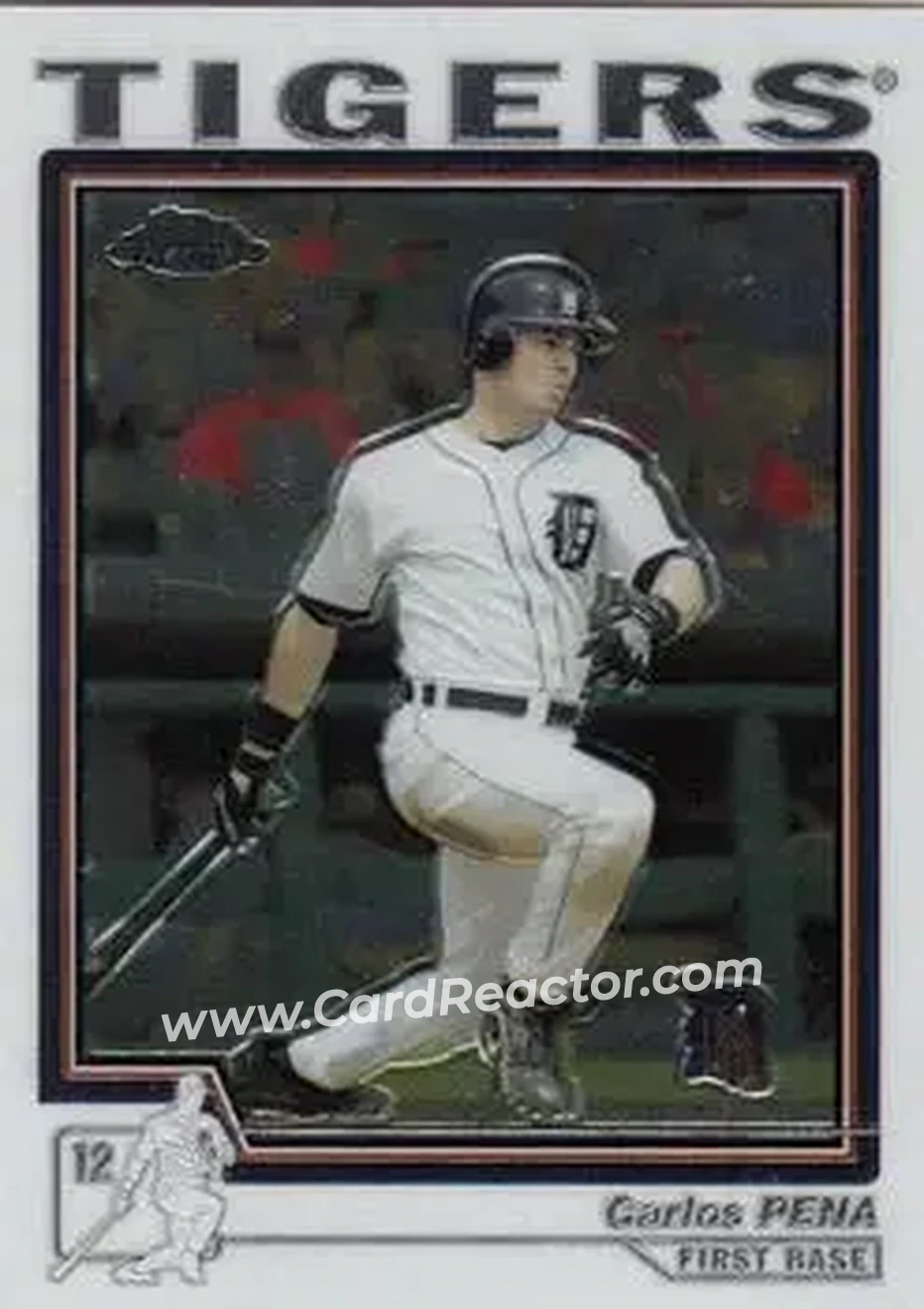 2004 Topps Chrome #294 - Carlos Peña - Detroit Tigers - Front