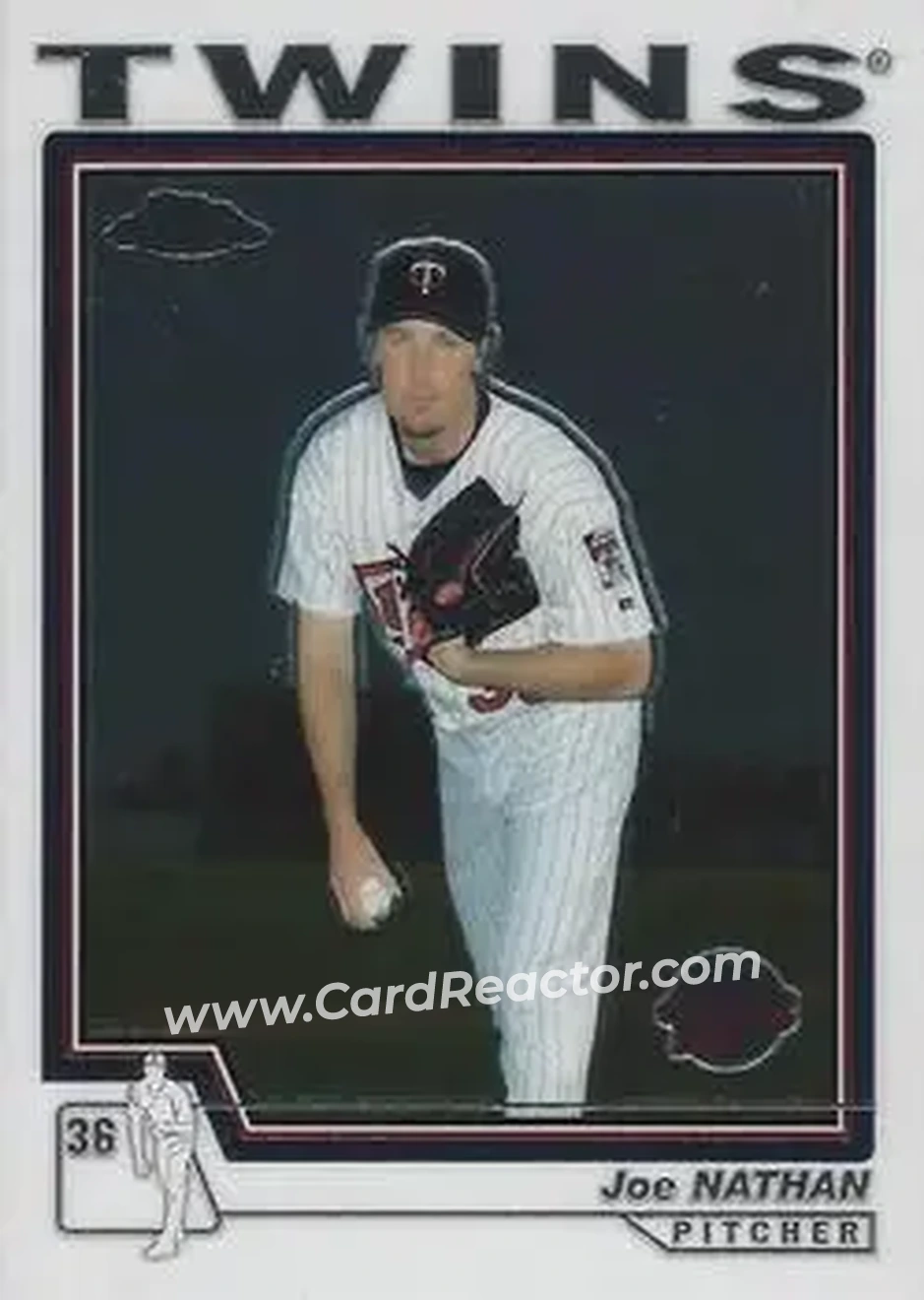 2004 Topps Chrome #306 - Joe Nathan - Minnesota Twins - Front