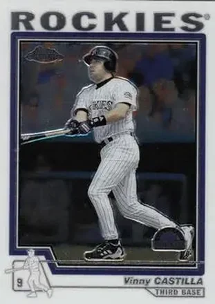 2004 Topps Chrome #309 - Vinny Castilla - Colorado Rockies