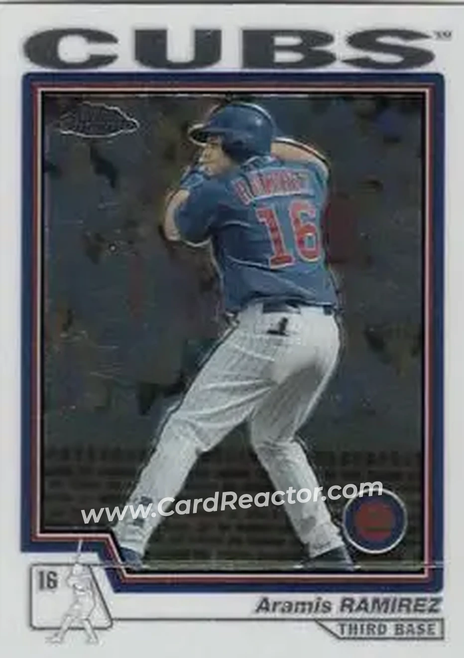 2004 Topps Chrome #311 - Aramis Ramirez - Chicago Cubs - Front