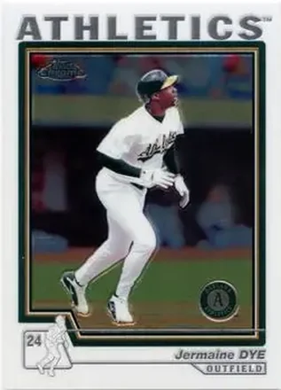 2004 Topps Chrome #322 - Jermaine Dye - Oakland Athletics