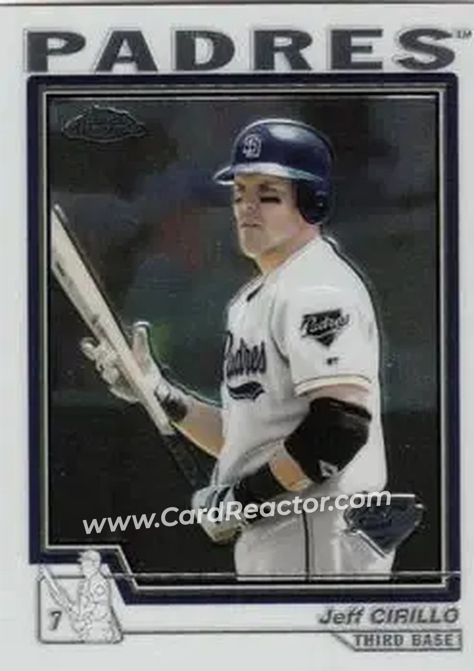 2004 Topps Chrome #328 - Jeff Cirillo - San Diego Padres - Front