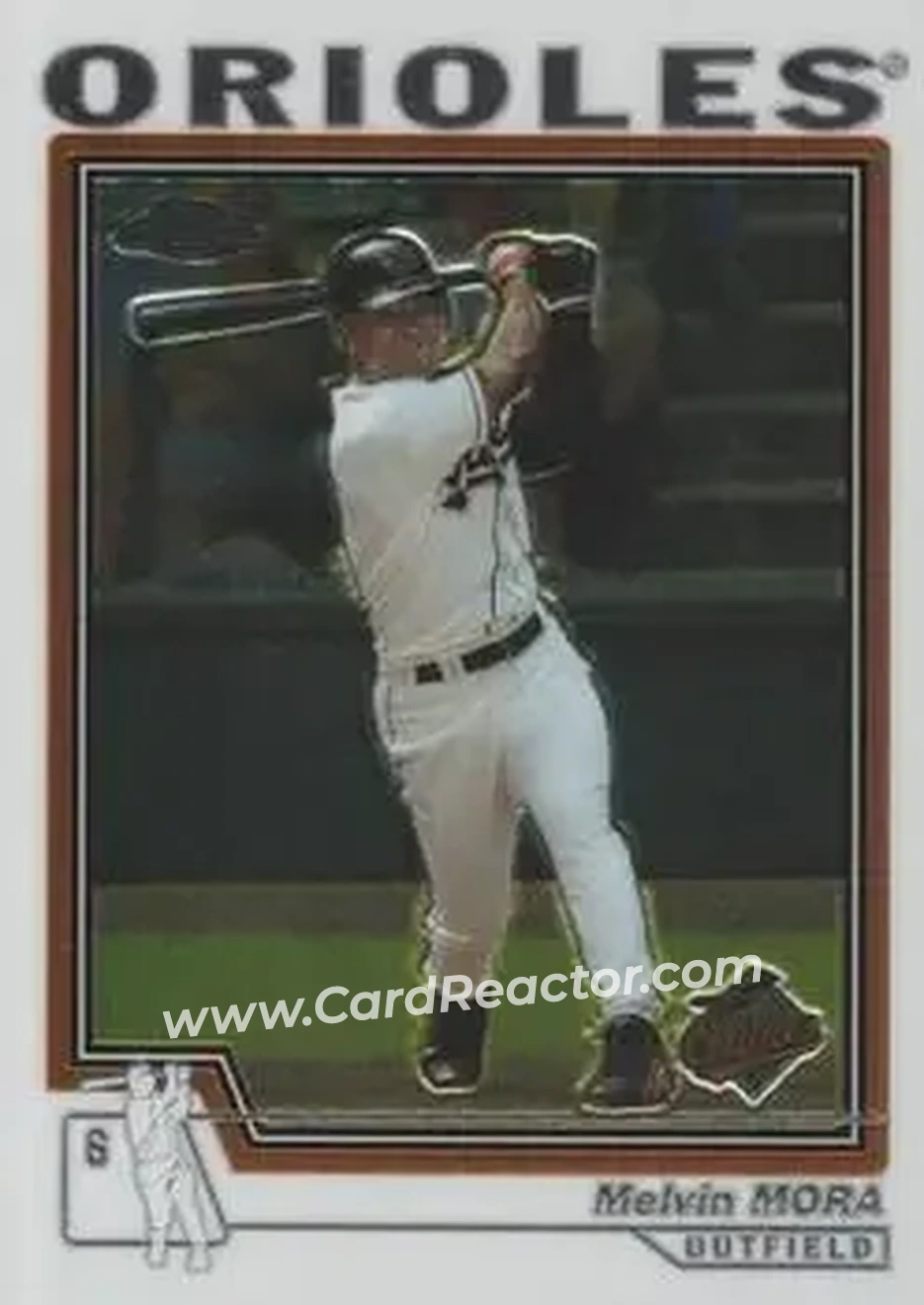 2004 Topps Chrome #330 - Melvin Mora - Baltimore Orioles - Front