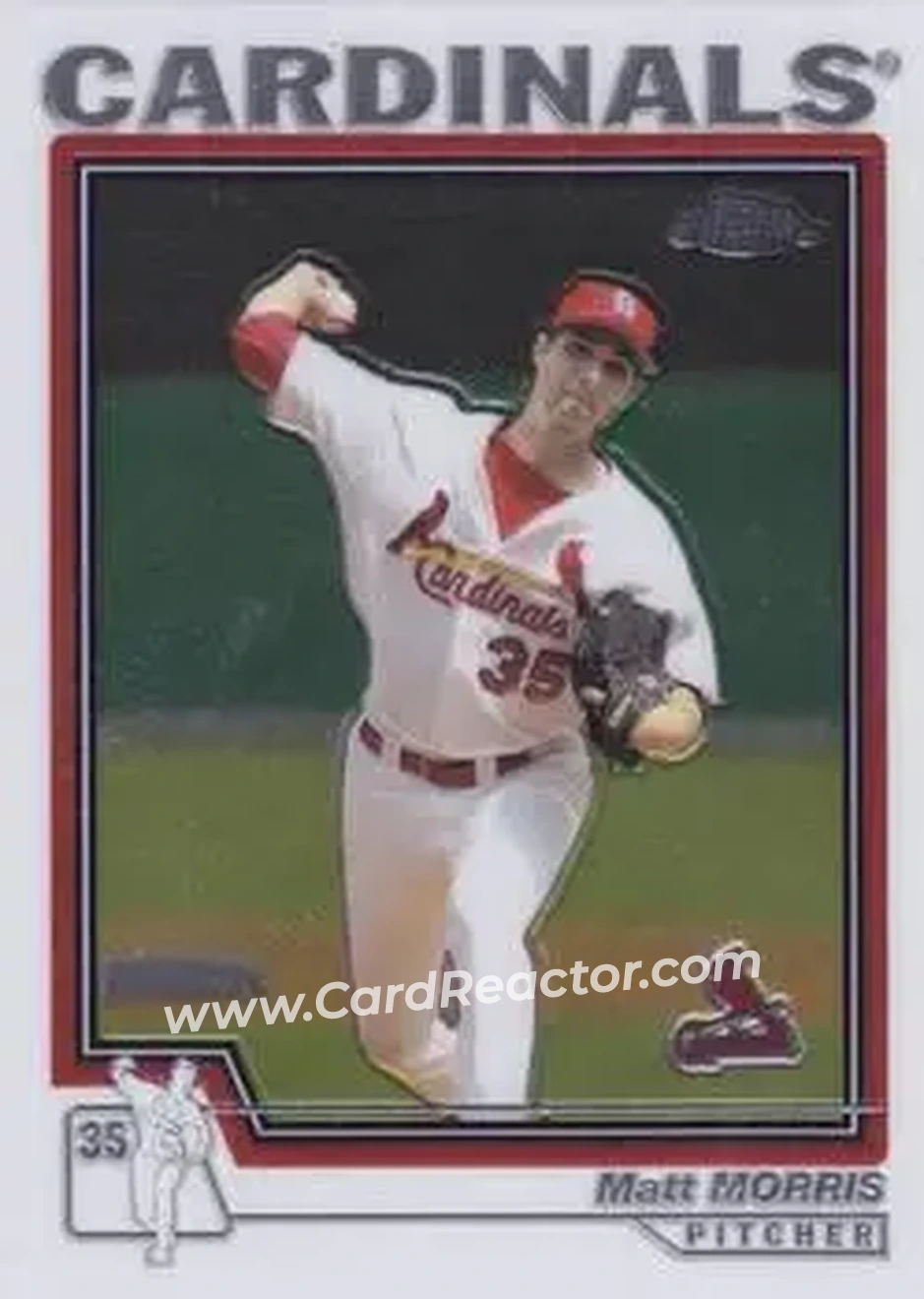2004 Topps Chrome #341 - Matt Morris - St. Louis Cardinals - Front