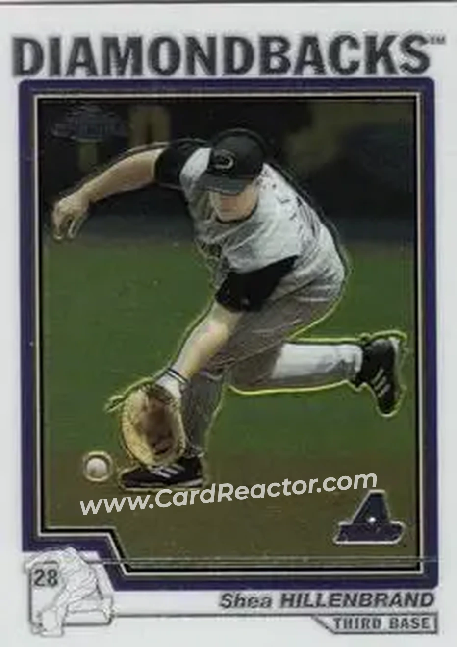 2004 Topps Chrome #364 - Shea Hillenbrand - Arizona Diamondbacks - Front