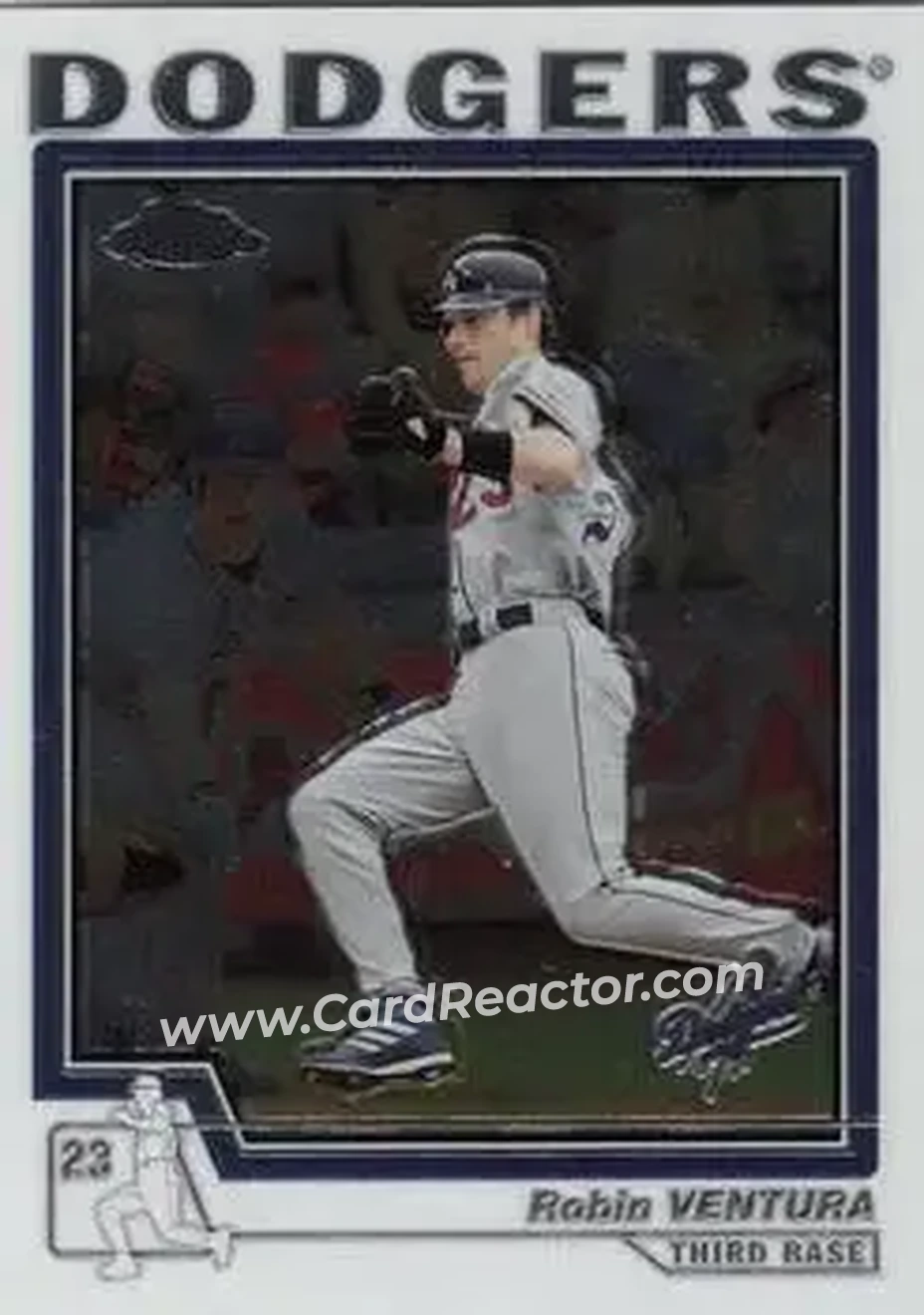 2004 Topps Chrome #377 - Robin Ventura - Los Angeles Dodgers - Front