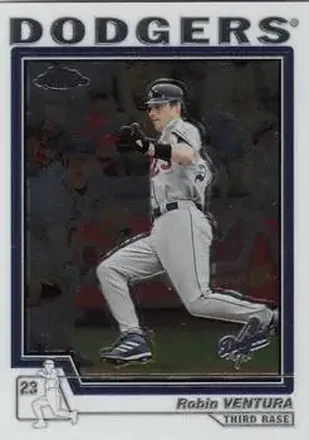 2004 Topps Chrome #377 - Robin Ventura - Los Angeles Dodgers