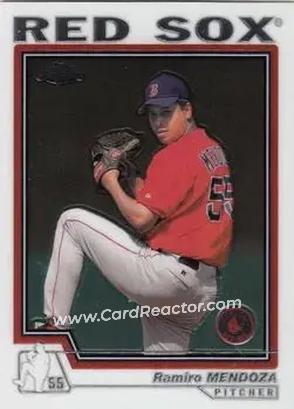 2004 Topps Chrome #106 - Ramiro Mendoza - Boston Red Sox - Front