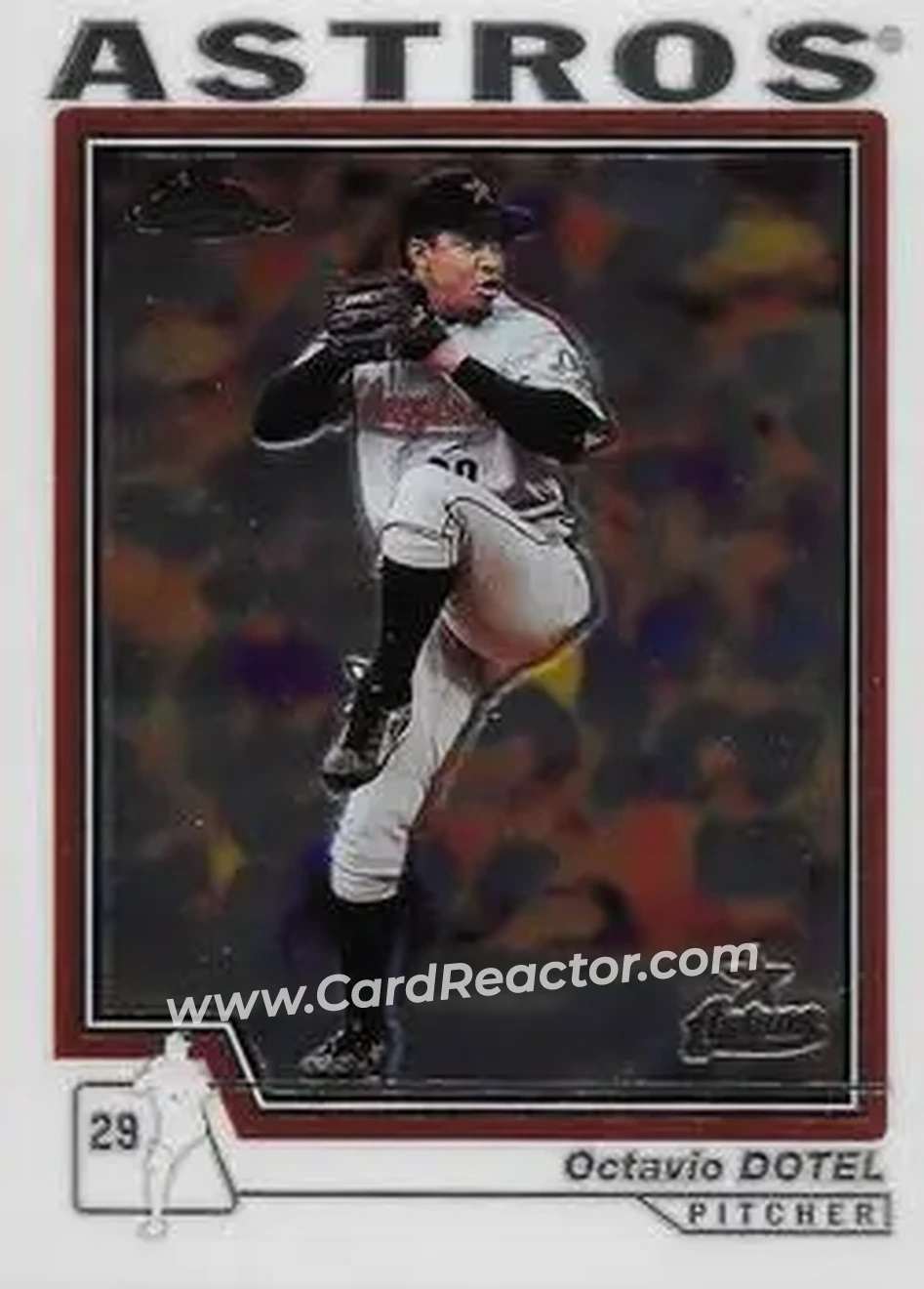 2004 Topps Chrome #112 - Octavio Dotel - Houston Astros - Front