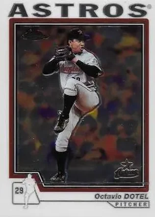 2004 Topps Chrome #112 - Octavio Dotel - Houston Astros
