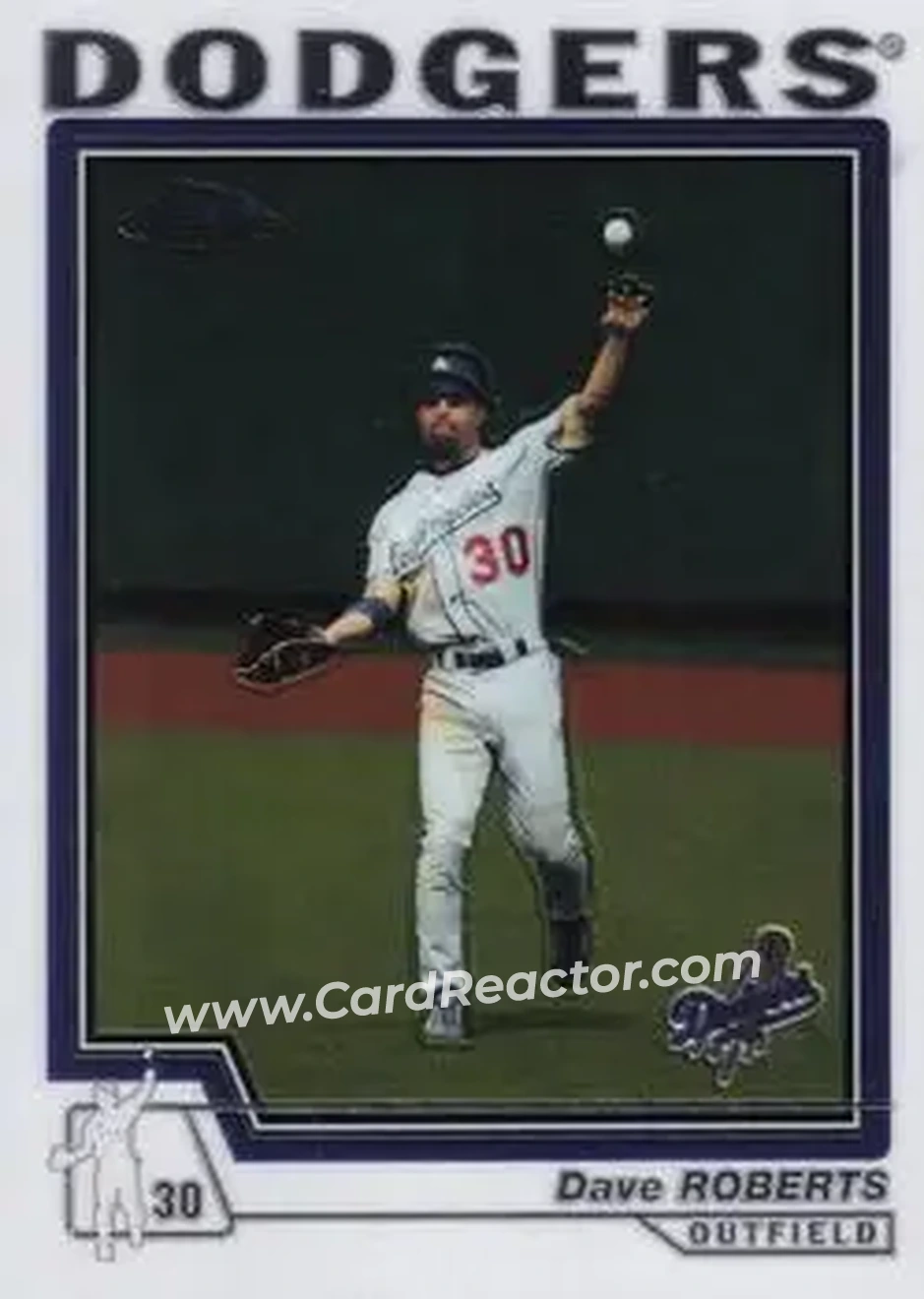 2004 Topps Chrome #122 - Dave Roberts - Los Angeles Dodgers - Front
