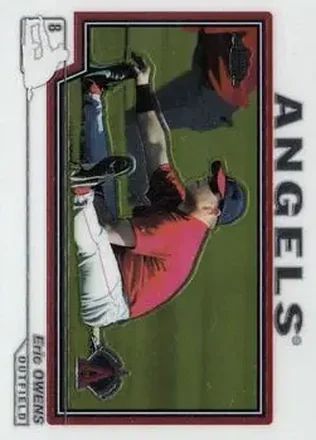 2004 Topps Chrome #124 - Eric Owens - Anaheim Angels