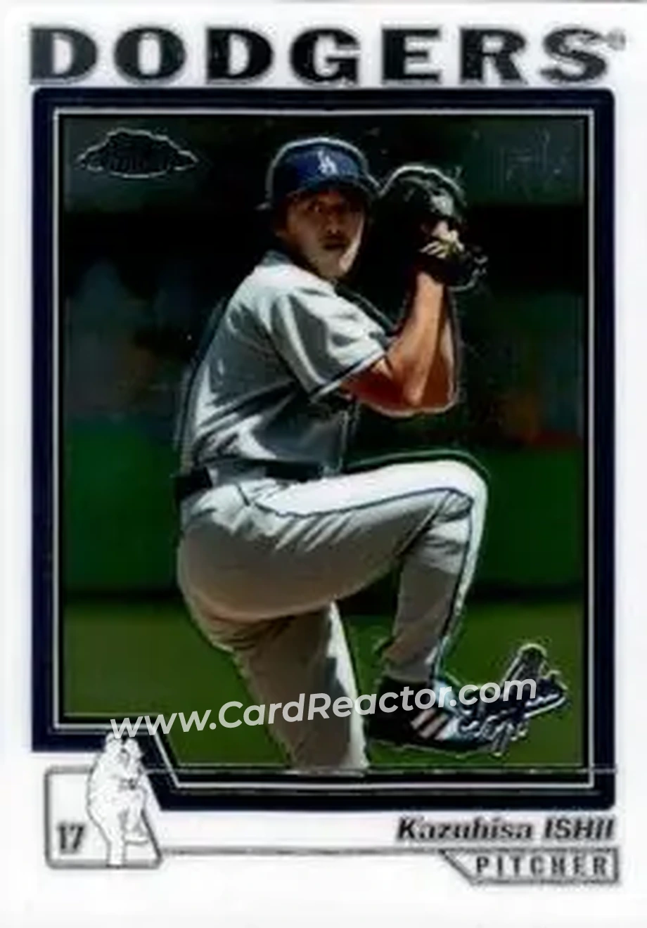 2004 Topps Chrome #130 - Kazuhisa Ishii - Los Angeles Dodgers - Front