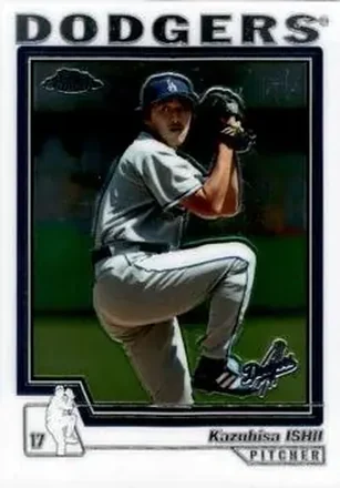 2004 Topps Chrome #130 - Kazuhisa Ishii - Los Angeles Dodgers
