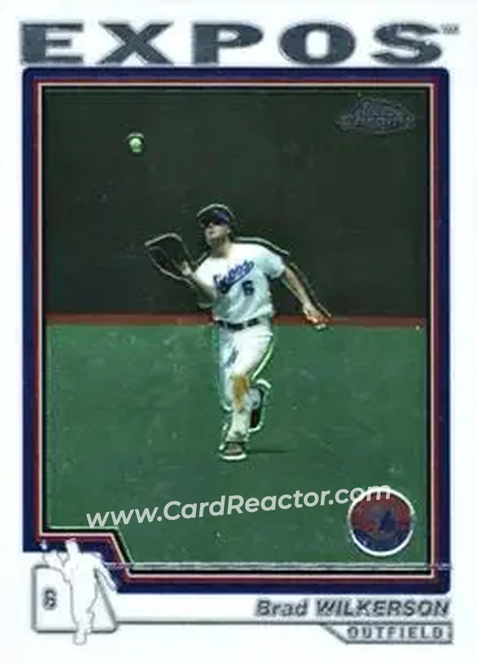 2004 Topps Chrome #132 - Brad Wilkerson - Montreal Expos - Front