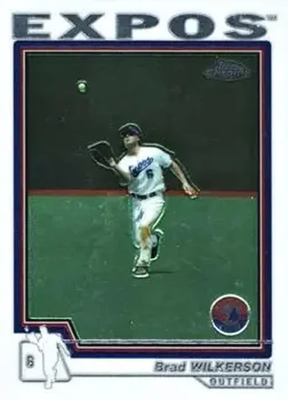 2004 Topps Chrome #132 - Brad Wilkerson - Montreal Expos