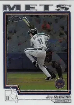 2004 Topps Chrome #133 - Joe McEwing - New York Mets