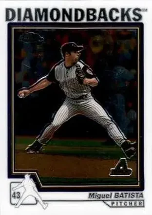 2004 Topps Chrome #142 - Miguel Batista - Arizona Diamondbacks