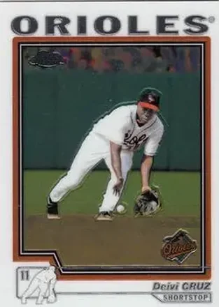 2004 Topps Chrome #148 - Deivi Cruz - Baltimore Orioles