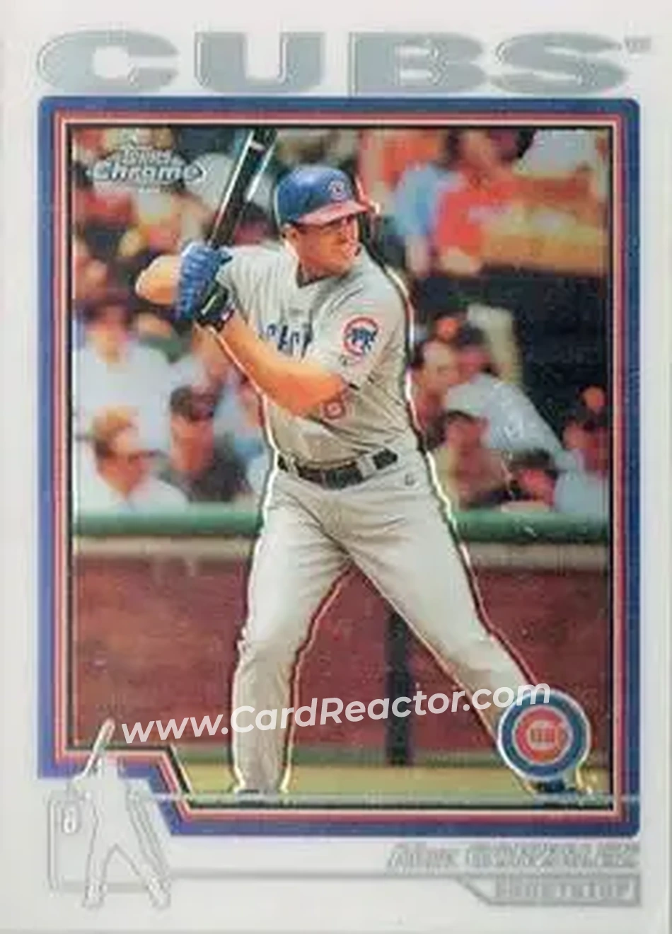 2004 Topps Chrome #149 - Alex Gonzalez - Chicago Cubs - Front