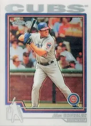 2004 Topps Chrome #149 - Alex Gonzalez - Chicago Cubs