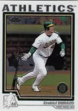 2004 Topps Chrome #151 - Erubiel Durazo - Oakland Athletics