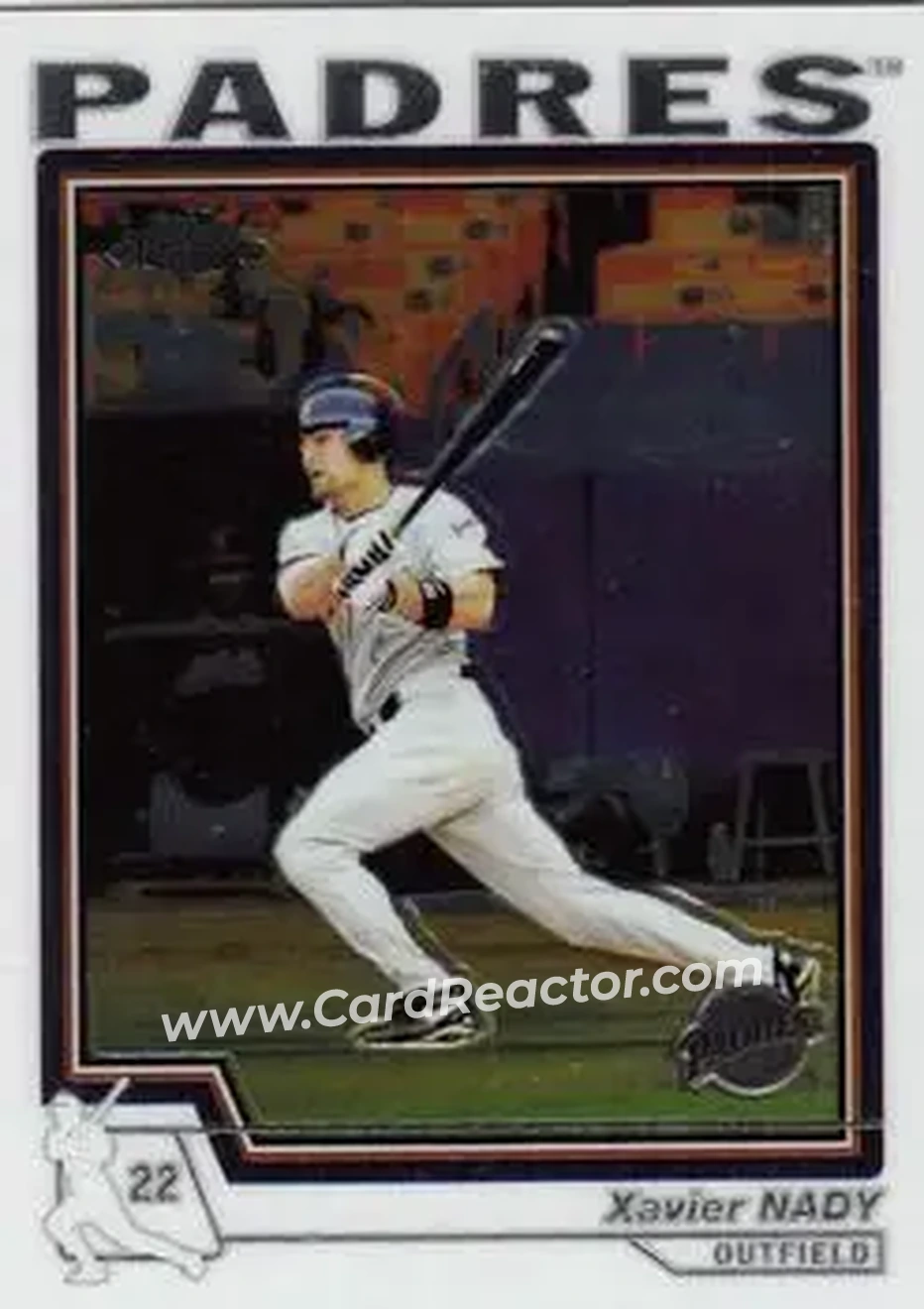 2004 Topps Chrome #154 - Xavier Nady - San Diego Padres - Front