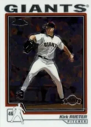 2004 Topps Chrome #155 - Kirk Rueter - San Francisco Giants