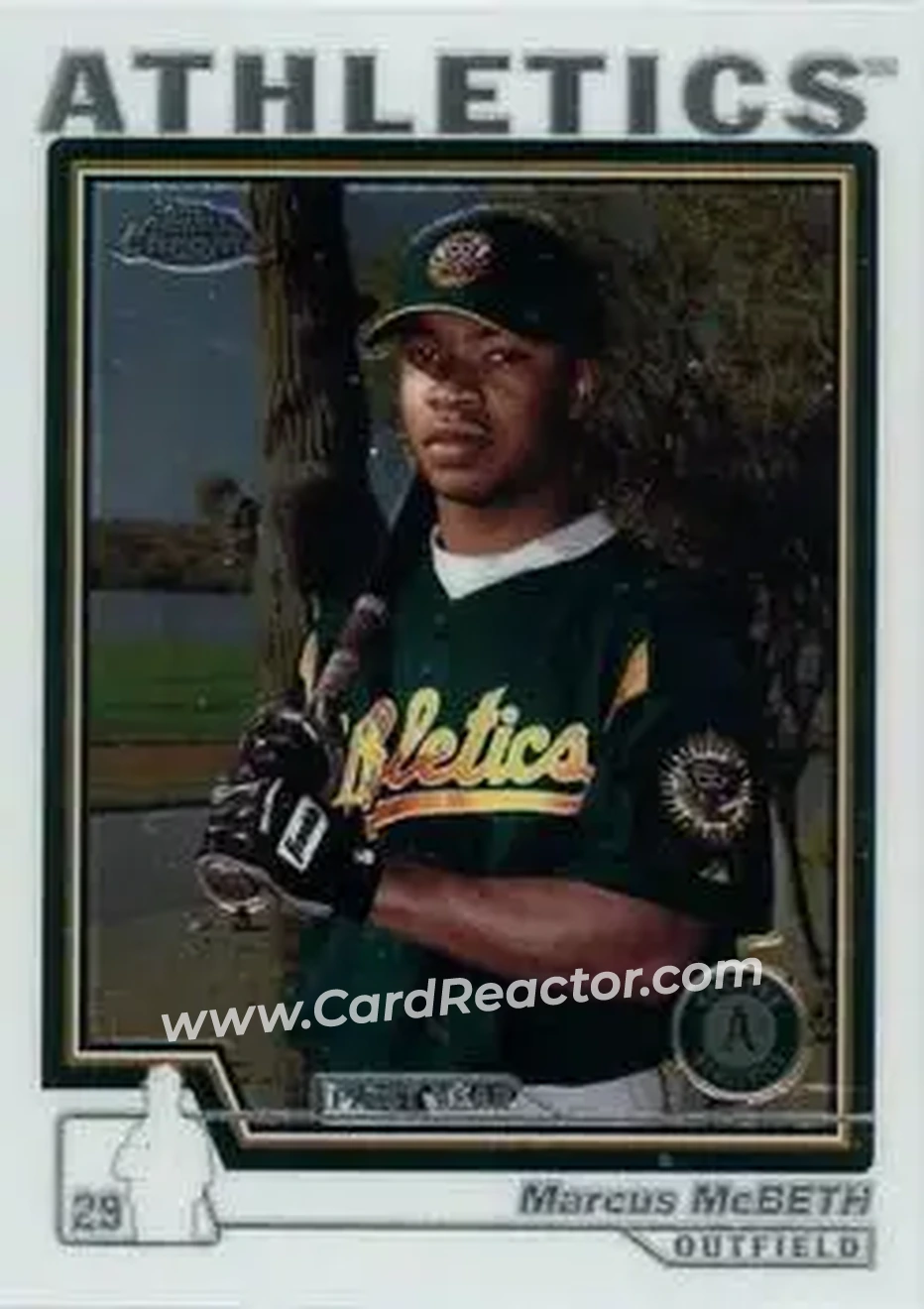 2004 Topps Chrome #215 - Marcus McBeth - Oakland Athletics - Front