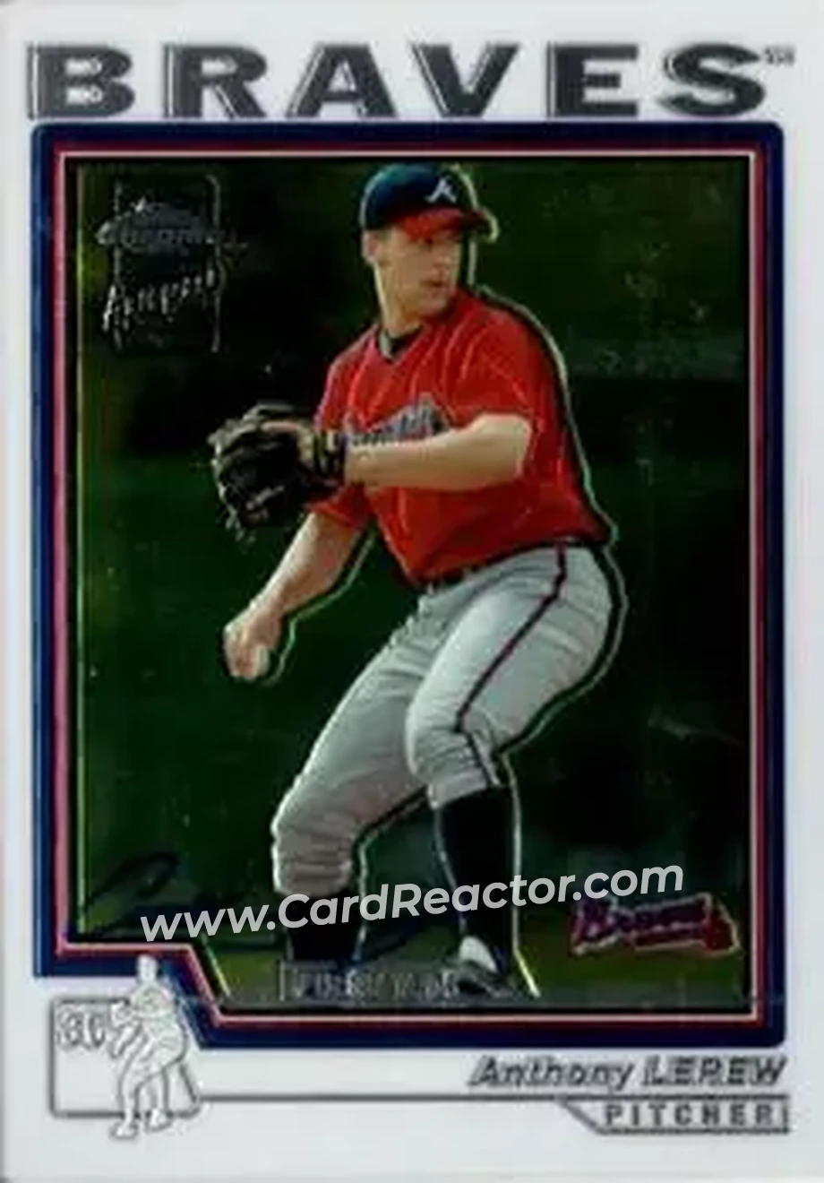 2004 Topps Chrome #221 - Anthony Lerew - Atlanta Braves - Front