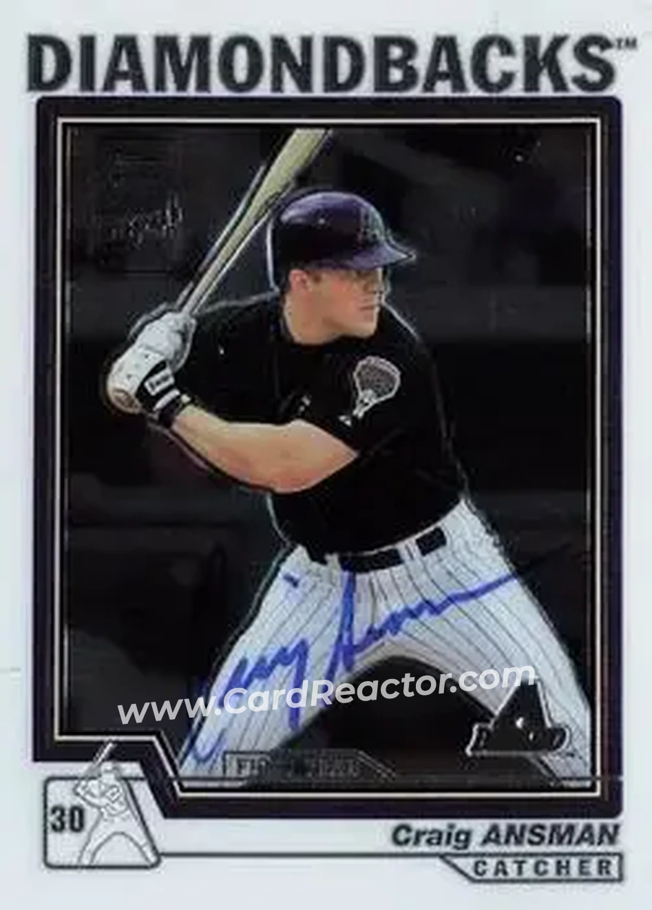 2004 Topps Chrome #224 - Craig Ansman - Arizona Diamondbacks - Front